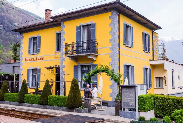 Bed and Breakfast Ristorante Della Stazione Da Yanelo Intragna Exterior foto